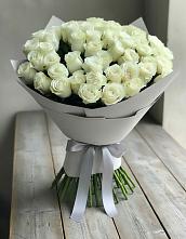Букет 35 Белых роз в Котово Новгородская область