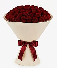 Букет 101 Бордовая роза Блэк Бакарра в Котово Новгородская область