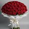 Букет 101 Красная роза Блэк Мэджик в Котово Новгородская область