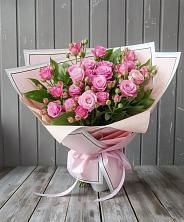 Букет Розовый кустик в Котово Новгородская область