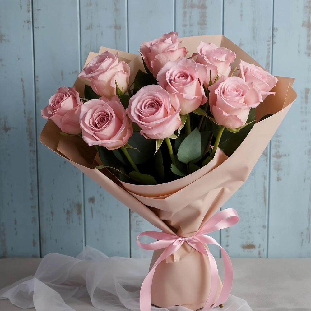 Букет цветов из: Розы в Котово Новгородская область