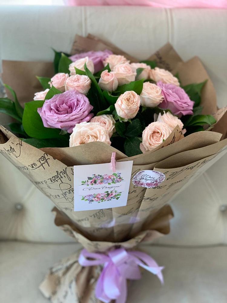 Букет цветов из: Розы в Котово Новгородская область