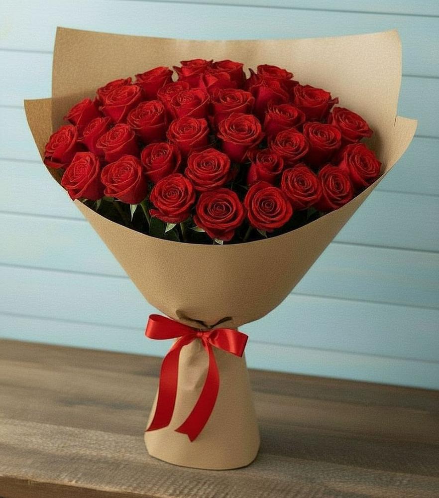 Букет Красные розы Милано в Котово Новгородская область
