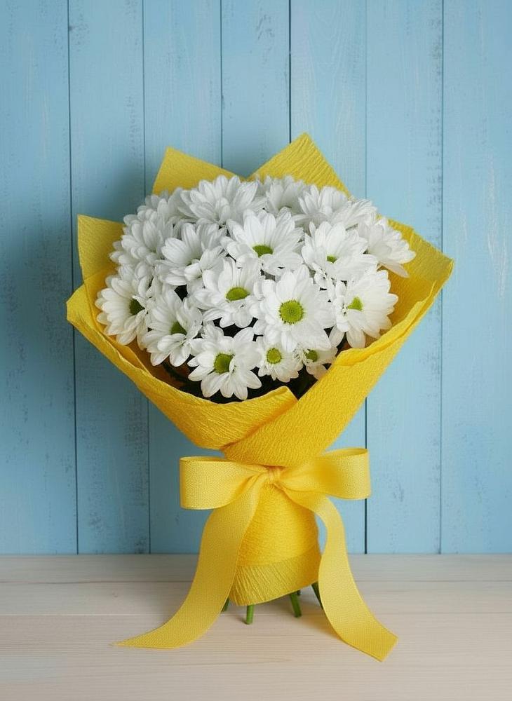 Букет цветов из: Хризантемы в Котово Новгородская область