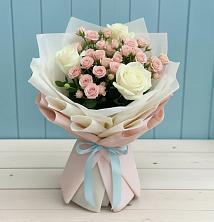Букет цветов из:  Розы в Котово Новгородская область