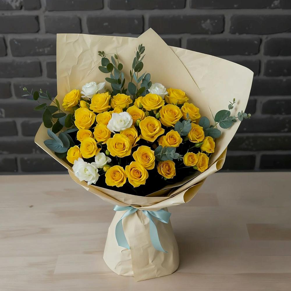 Букет цветов из: Розы в Котово Новгородская область