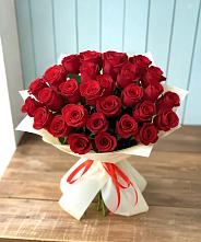 Букет 29 Красных роз в Котово Новгородская область