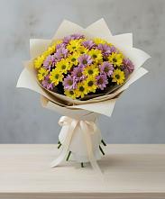 Букет цветов из:  Хризантемы в Котово Новгородская область