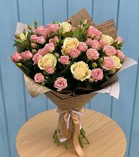 Букет цветов из:  Розы в Котово Новгородская область