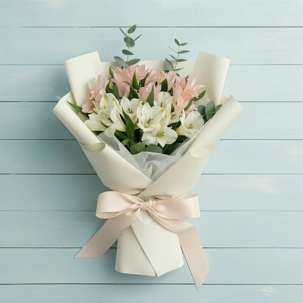 Букет цветов из: Альстромерии в Котово Новгородская область