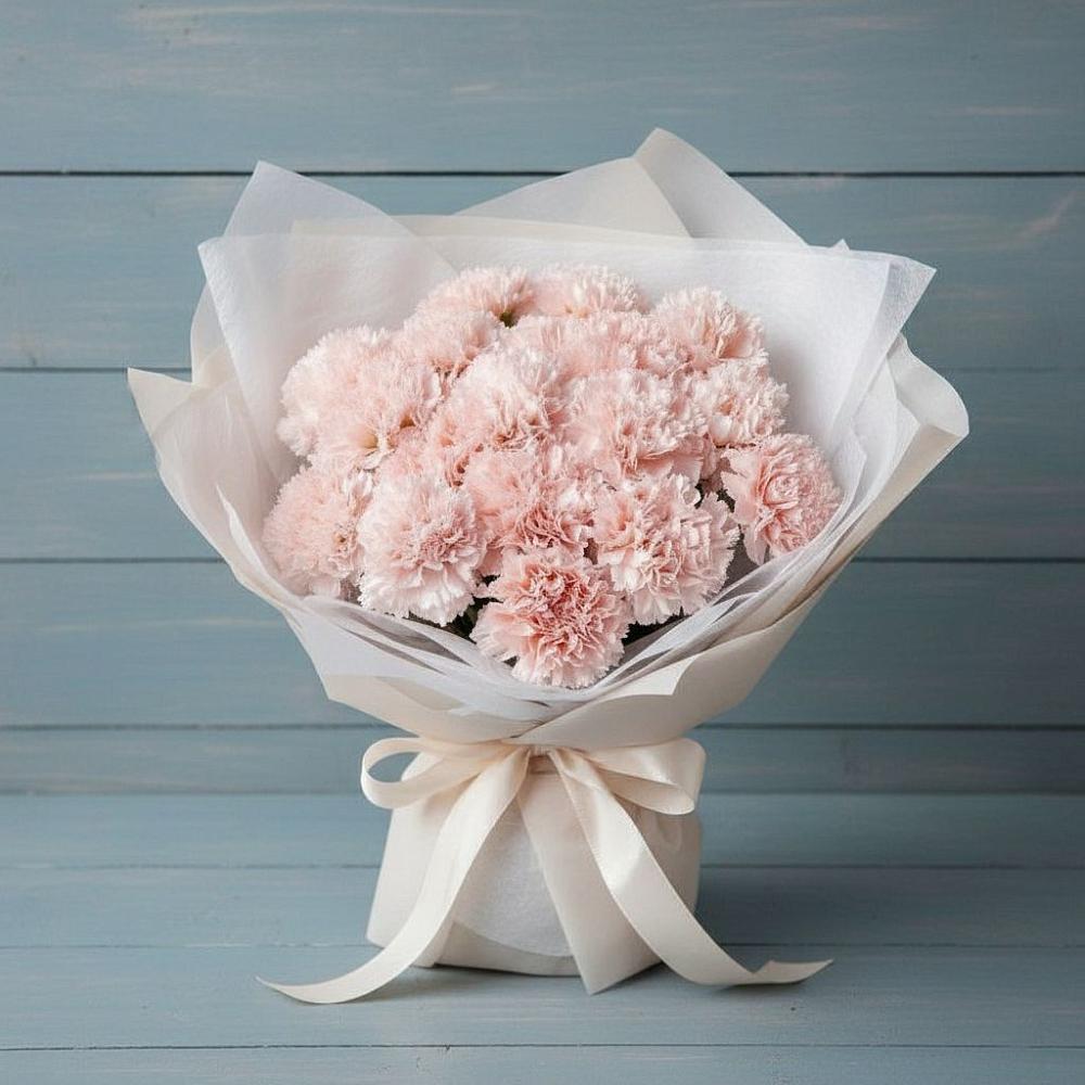 Букет цветов из: Гвоздики в Котово Новгородская область