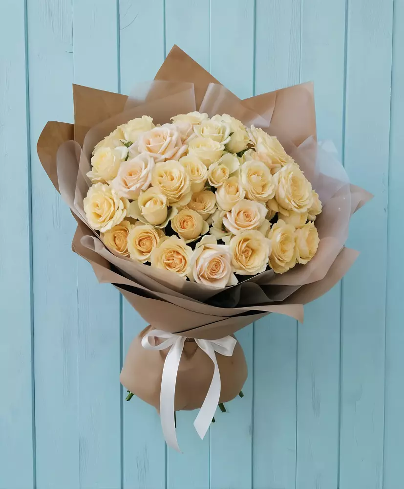 Букет Кремовое облако в Котово Новгородская область