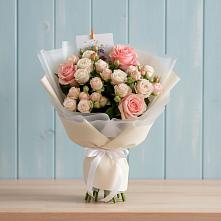 Букет цветов из:  Розы в Котово Новгородская область