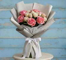 Букет цветов из:  Розы в Котово Новгородская область